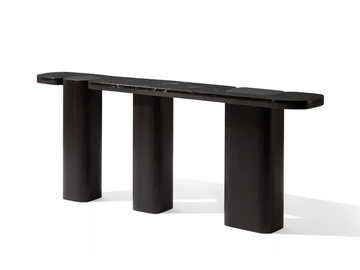 ERICE C - Rectangular console table with marble top by Carpanese Home - view 2